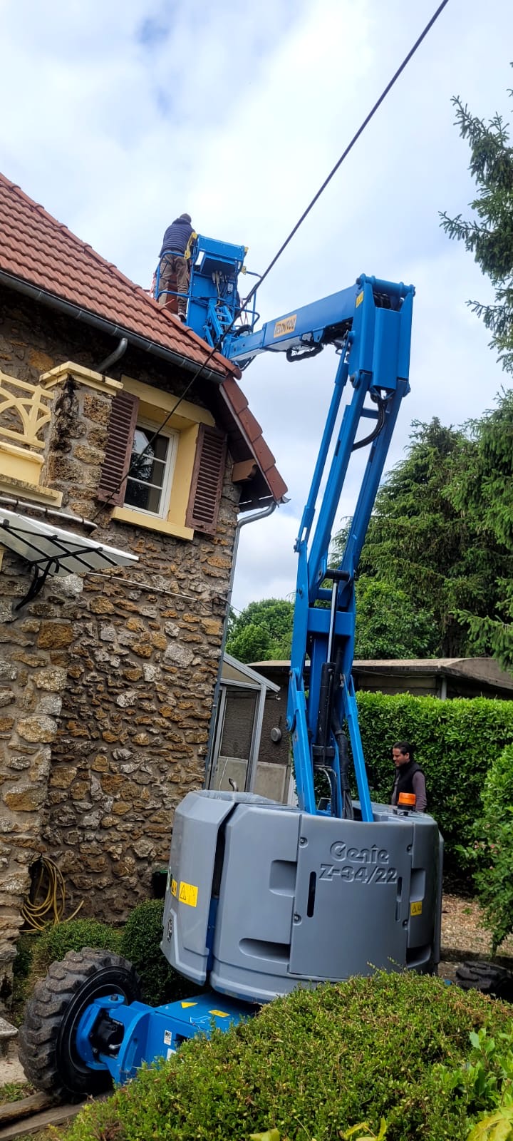 Tubage cheminée nacelle Genie Z-34/22 - Sosia 94